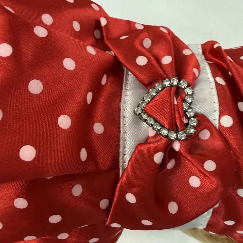 Build A Bear Clarice Rudolph Reindeer Plush Toy Red Polka Dot Dress Shoes